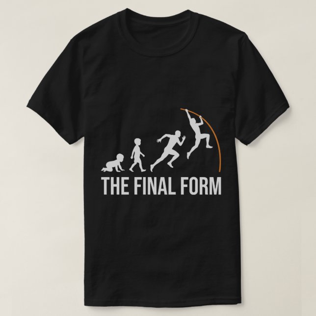 Rolig stavhoppare Evolution Slutlig form  T Shirt (Design framsida)