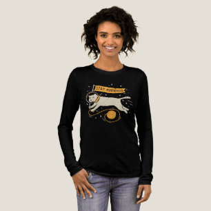 Rolig Stay Furrious Katt Astronaut Rymd Husdjur Ul T Shirt