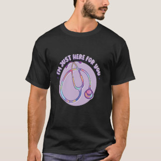 Rolig Stetoskop Sjuksköterska RN T Shirt