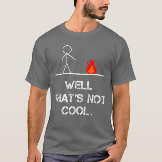 Rolig Stick Man Kylhattar Inte Coola Vintage Punee T Shirt