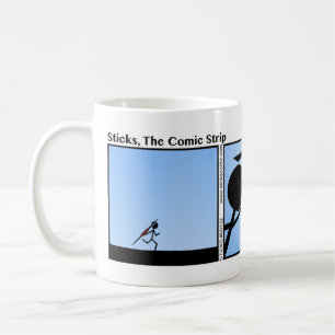 Rolig Stickman Javelinmugg Kaffemugg