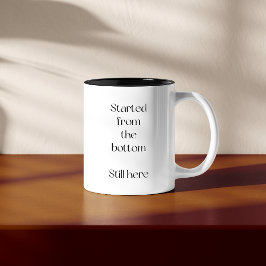 Rolig Stilfull Tvåtons Kaffemugg