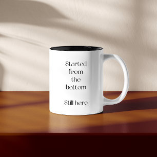 Rolig Stilfull Tvåtons Kaffemugg