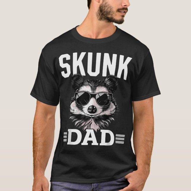 Rolig Stinkdyr Djur Stinkdyr T Shirt (Framsida)