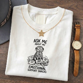 Rolig Stödshirt Med Meerkat T Shirt