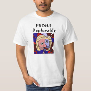 Rolig stolt beklagansvärd politisk skjorta tee shirt