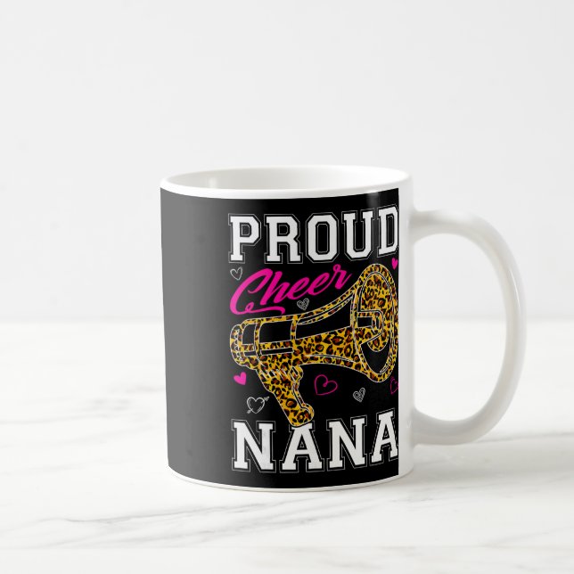 Rolig stolt cheer mormor leopard mors dag kvinnor  kaffemugg (Höger)