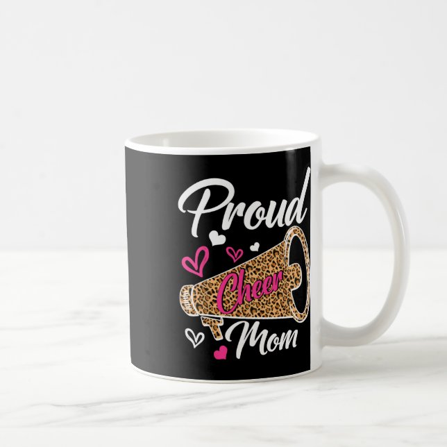 Rolig Stolt Glädje Mamma Leopard Mors Dag Kvinnor  Kaffemugg (Höger)