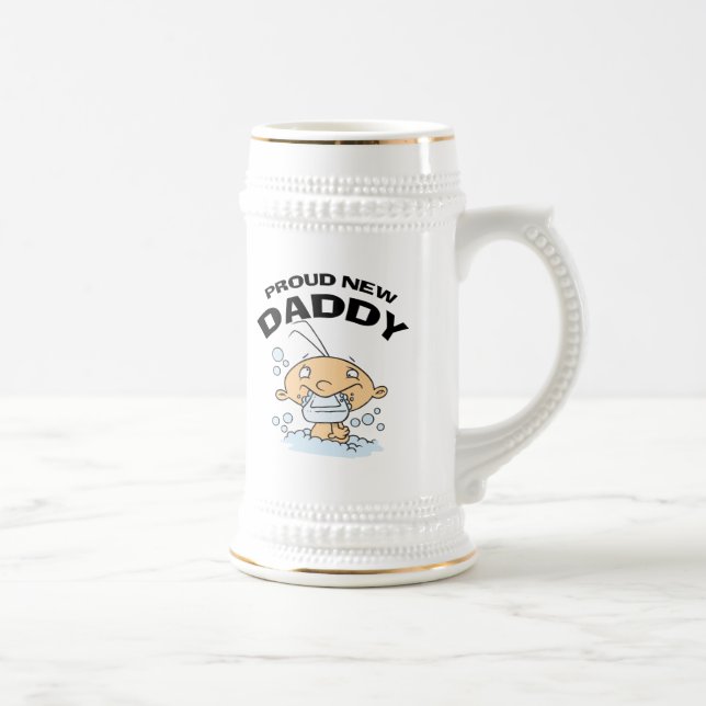Rolig stolt ny pappa sejdel (Höger)
