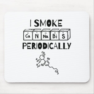 Rolig Stoners Dag Periodiska Systemet Vetenskap Th Musmatta