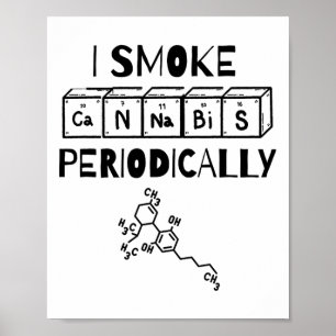 Rolig Stoners Dag Periodiska Systemet Vetenskap Th Poster