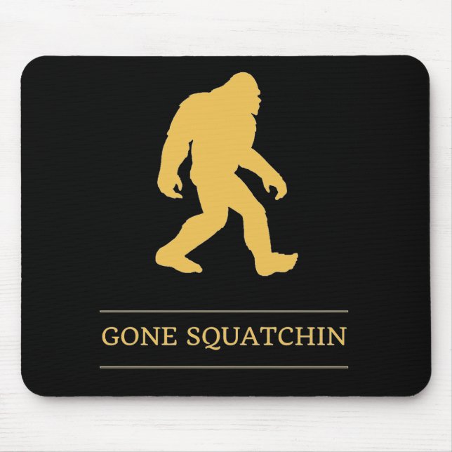 Rolig stor fot borta Squatchin Sasquatch Musmatta (Framsidan)