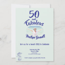 Rolig strand-BBQ 50 och fantastisk födelsedagsfest