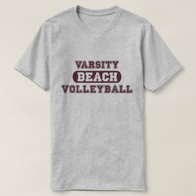 Rolig strandvolleyboll tee shirt (Design framsida)