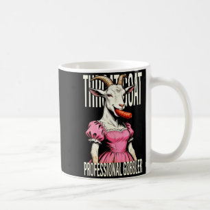 Rolig Streetwear för Vuxna - Throat Goat Humor Boo Kaffemugg