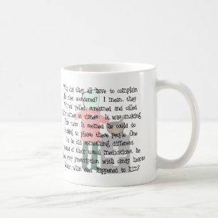 Rolig stressad Pharmacistberättelsekonst Kaffemugg