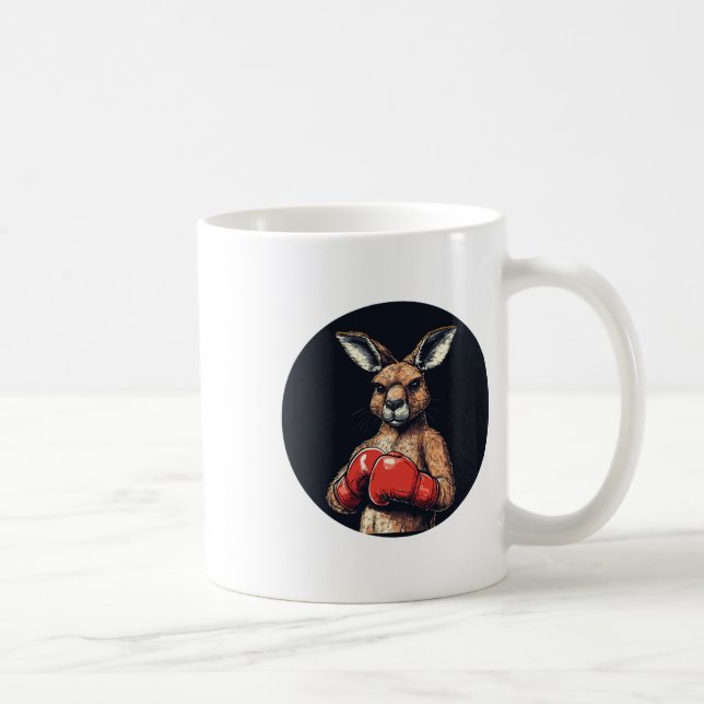 Rolig stridande känguru för en särpräglad knockout kaffemugg (Höger)