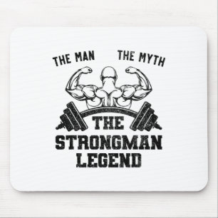 Rolig Strongman Mannen Myten Strongman Ben Musmatta