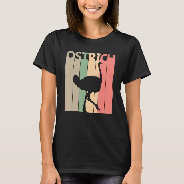 Rolig Strutsdräkten T Shirt (Framsida)