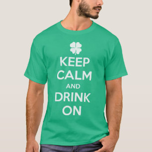 Rolig Sts Patrick skjorta för lugn T för T-shirt