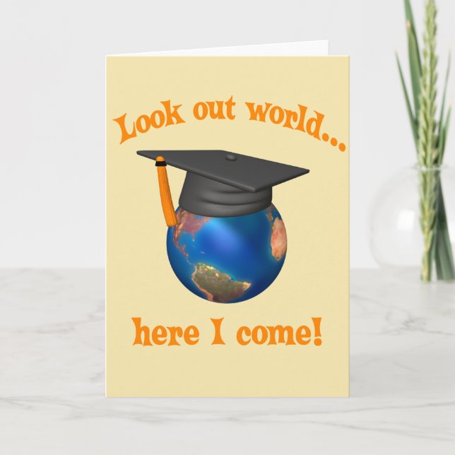 Rolig studenten kort (Framsida)