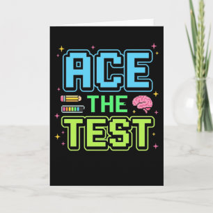 Rolig studenttest Ackar testet Level Up Testdag Kort
