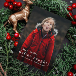 Rolig Stygg Julfotograf Julkort