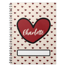 Rolig stylist söta hjärta mönster pappersvaror pre