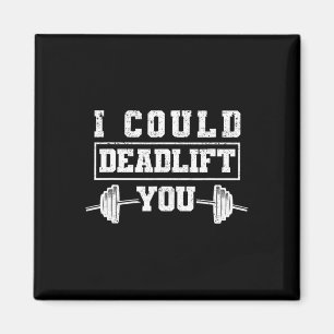 Rolig styrkehöjning Gym Fitness Träning Jag Kunde Magnet