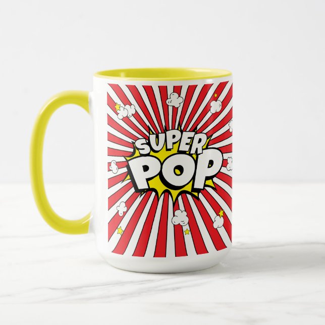 Rolig SUPER POP! En 'Cornig' (Puns Intended) Pappa Mugg (Vänster)