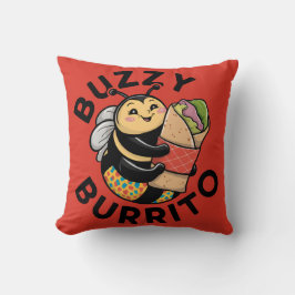 Rolig surrande burrito-bina kudde