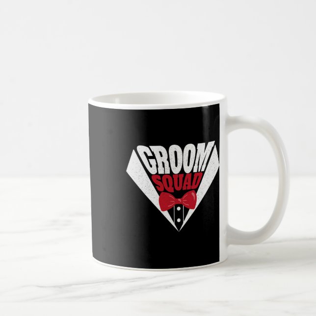 Rolig Svägerska Party Brudgum Squad Sängvätning Br Kaffemugg (Höger)
