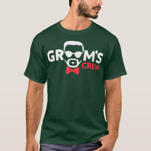 Rolig Svärmannafest Brudgum Crew Svatts Bröllopsfe T Shirt