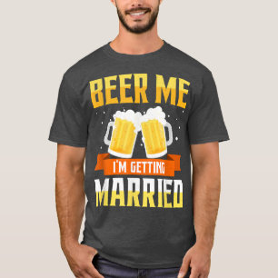 Rolig Svärmannafest Öl Jag Är Påväg Att Gifta Mig T Shirt