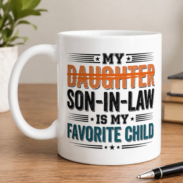 Rolig Svärson Favoritbarn  Kaffemugg (Skapare uppladdad)