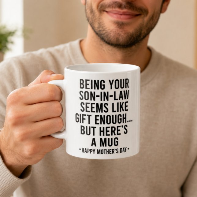 Rolig Svärson Mors Dag Kaffemugg (Skapare uppladdad)