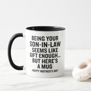 Rolig svärson morsdagsmugg sarkastisk present mugg