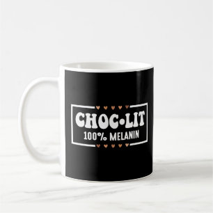 Rolig svart historia Juneteenth choklad melanin Kaffemugg