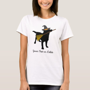 Rolig svart lab anpassningsbar för hatt för t-shirt