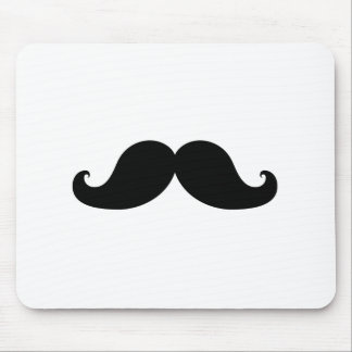 Rolig svart mustaschhumor musmatta
