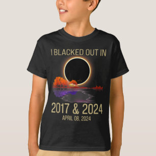 Rolig Svart T-Shirt 2017 Total Solförmörkelse