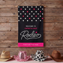 Rolig svart varmröd sista rodeo möhippa