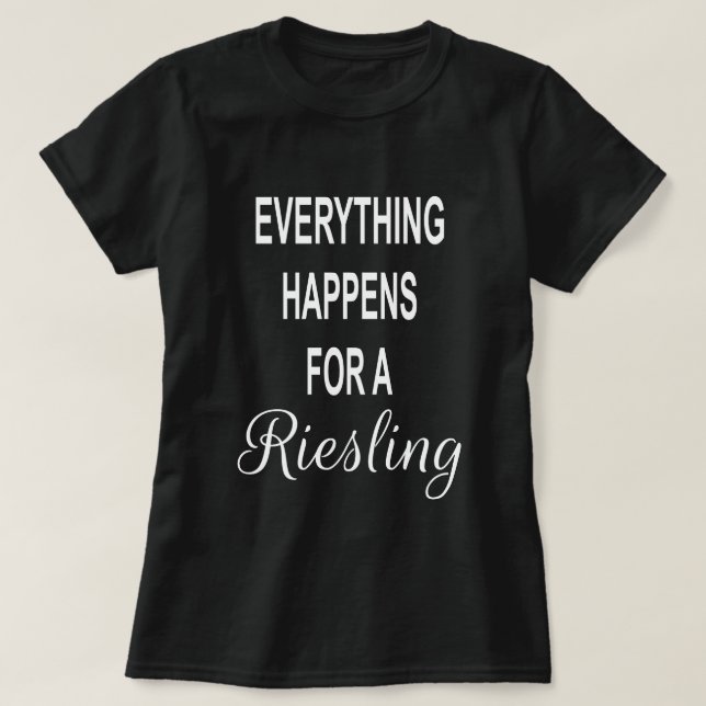 Rolig svart vin drickande citat t-shirt (Design framsida)