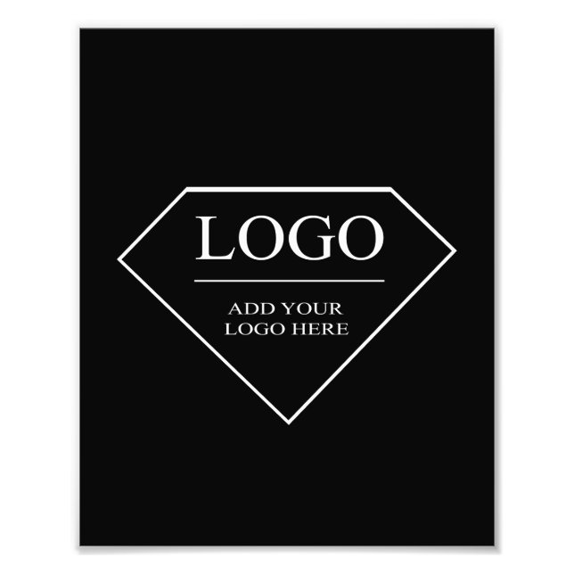 Rolig Svart Vit Födelsedags Personlig Gåva Fototryck (Framsidan)