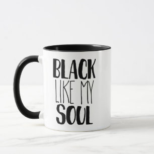 Rolig svartnågot liknande mitt Soulkaffe Mugg
