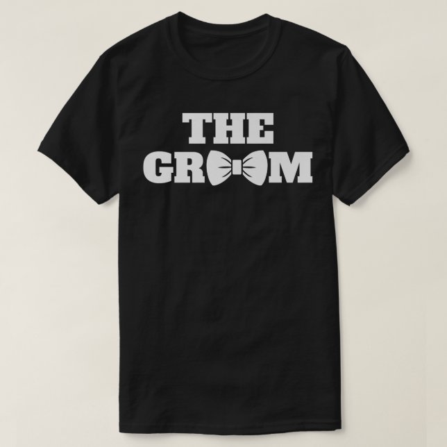 Rolig Sventrupp Bröllopsfest Män  T Shirt (Design framsida)
