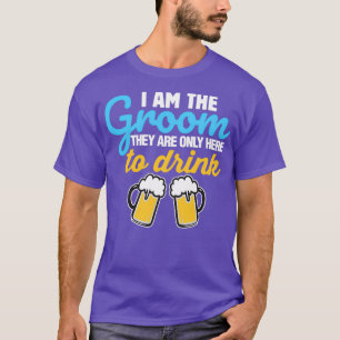 Rolig Sventrupp Jag Är Brudgummen De Är Bara Här T Shirt