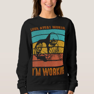 Rolig Svetsare Se Bort Dödlig Jag Jobbar Funny Sve T Shirt