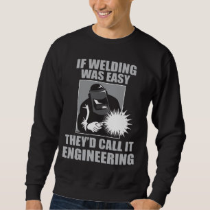 Rolig svetsning för Welderockupation Lång Ärmad Tröja