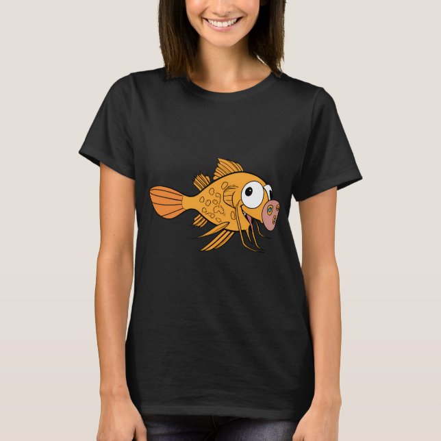 Rolig Svinhaj T Shirt (Framsida)